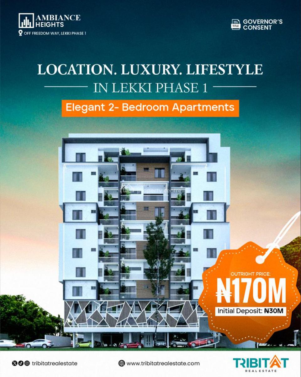 2 Bedrooms Apartment, Ambiance Heights Off Freedom Way, Lekki, Lekki, Lagos, Block of Flats for Sale