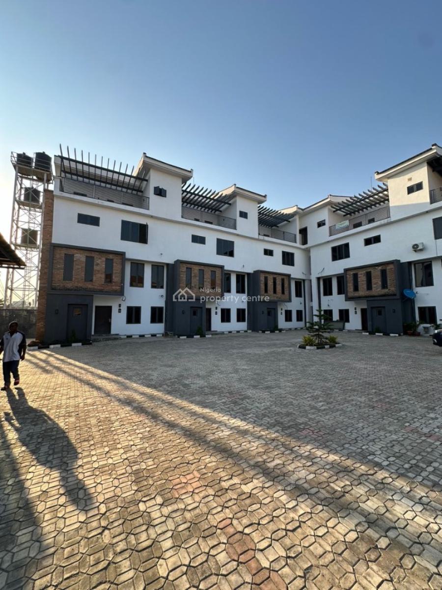 Luxury 4 Bedroom Terrace Duplex with Bq, Rooftop Lounge, Jabi, Abuja, Terraced Duplex for Sale