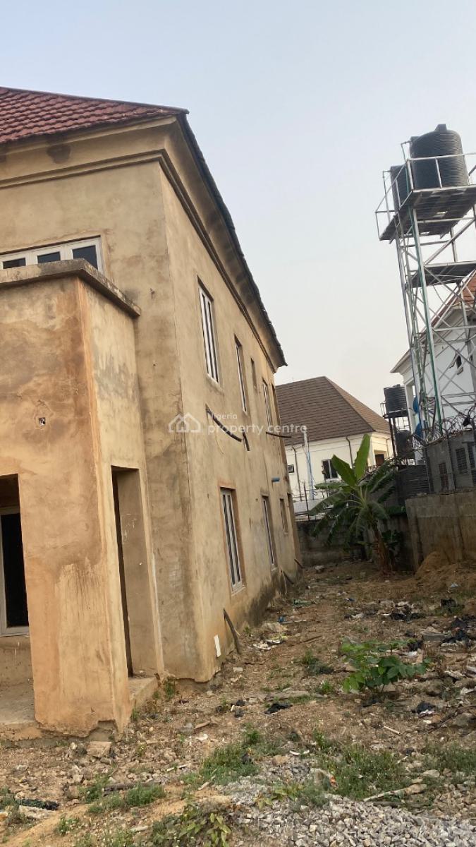 Luxury Fully Detached 6 Bedroom Carcass Duplex, Stream City Estate, First Plot By Dantata Bridge, Galadimawa, Abuja, Detached Duplex for Sale