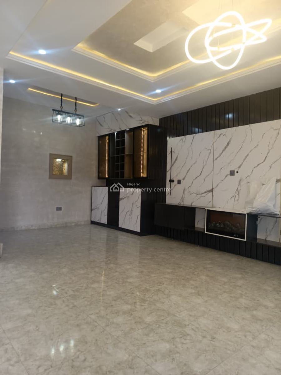 Spacious 4 Bedroom Terrace Duplex with Bq with Fitted Acs, Guzape District, Abuja, Terraced Duplex for Rent