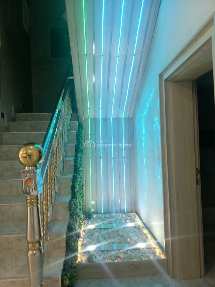 Spacious 4 Bedroom Terrace Duplex with Bq with Fitted Acs, Guzape District, Abuja, Terraced Duplex for Rent