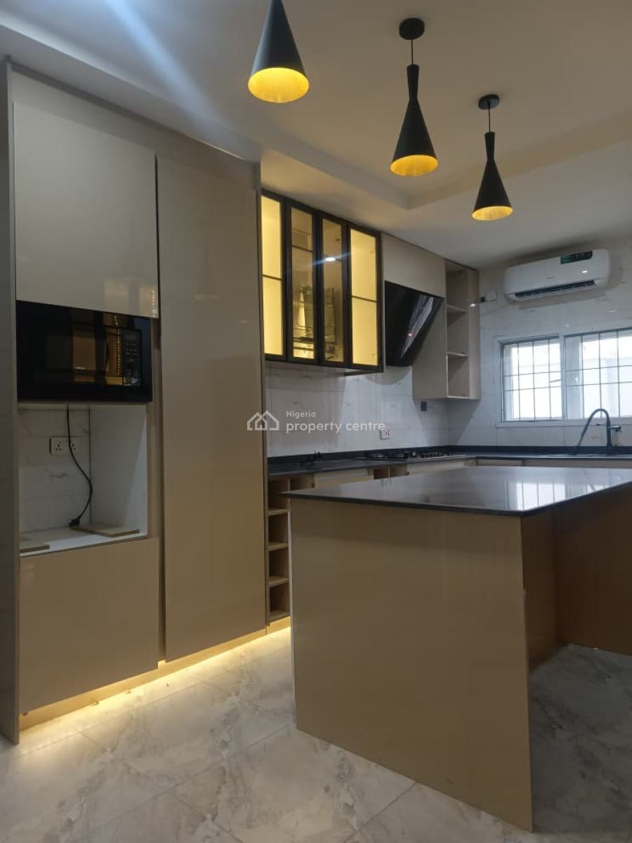 Spacious 4 Bedroom Terrace Duplex with Bq with Fitted Acs, Guzape District, Abuja, Terraced Duplex for Rent