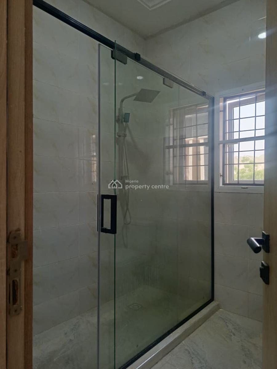 Spacious 4 Bedroom Terrace Duplex with Bq with Fitted Acs, Guzape District, Abuja, Terraced Duplex for Rent