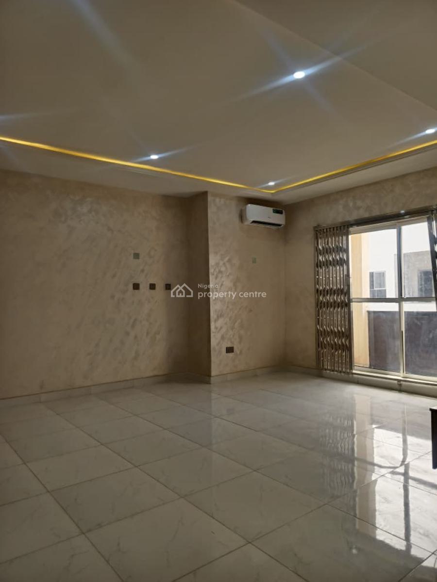 Spacious 4 Bedroom Terrace Duplex with Bq with Fitted Acs, Guzape District, Abuja, Terraced Duplex for Rent