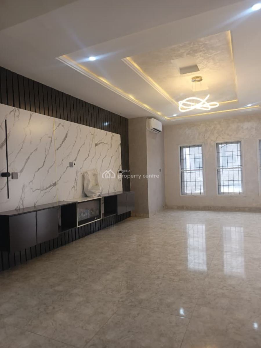 Spacious 4 Bedroom Terrace Duplex with Bq with Fitted Acs, Guzape District, Abuja, Terraced Duplex for Rent