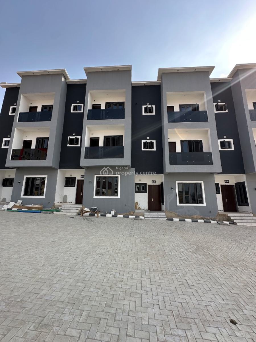 Newly Built 4 Bedroom Terrace Duplex with Bq, Coza, Guzape District, Abuja, Terraced Duplex for Sale
