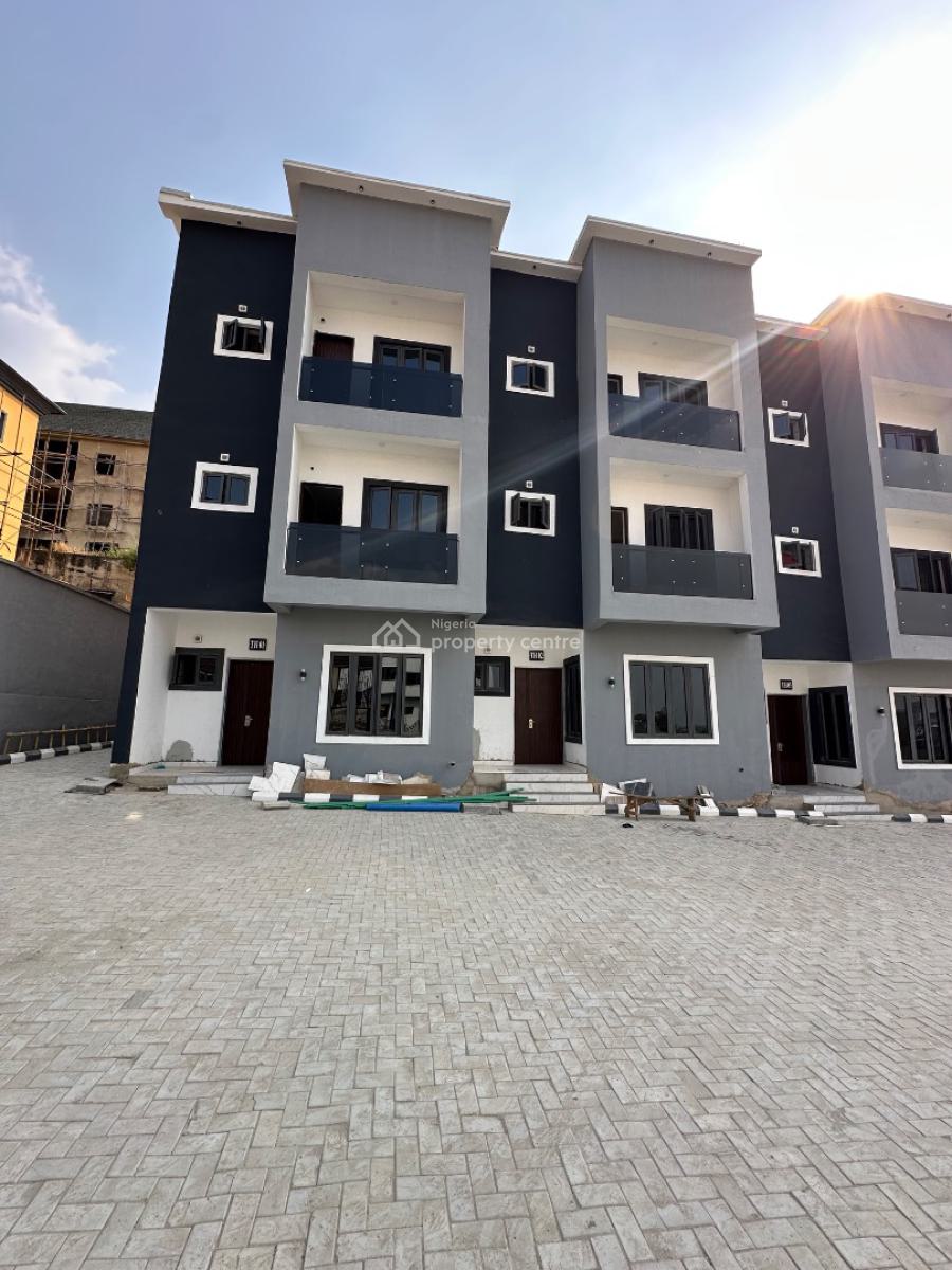 Newly Built 4 Bedroom Terrace Duplex with Bq, Coza, Guzape District, Abuja, Terraced Duplex for Sale