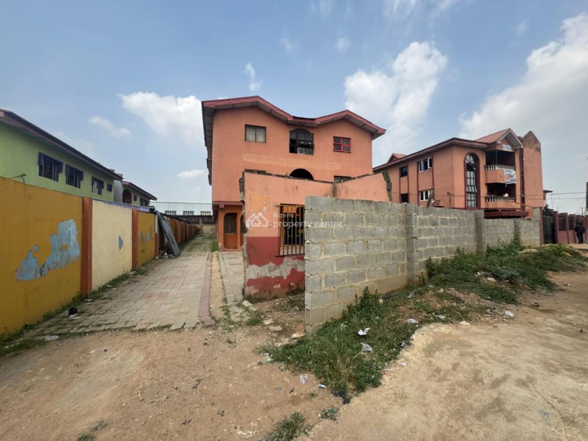 Standard Full Plot of Land with a Structure, Ogba, Ikeja, Lagos, Mixed-use Land for Sale