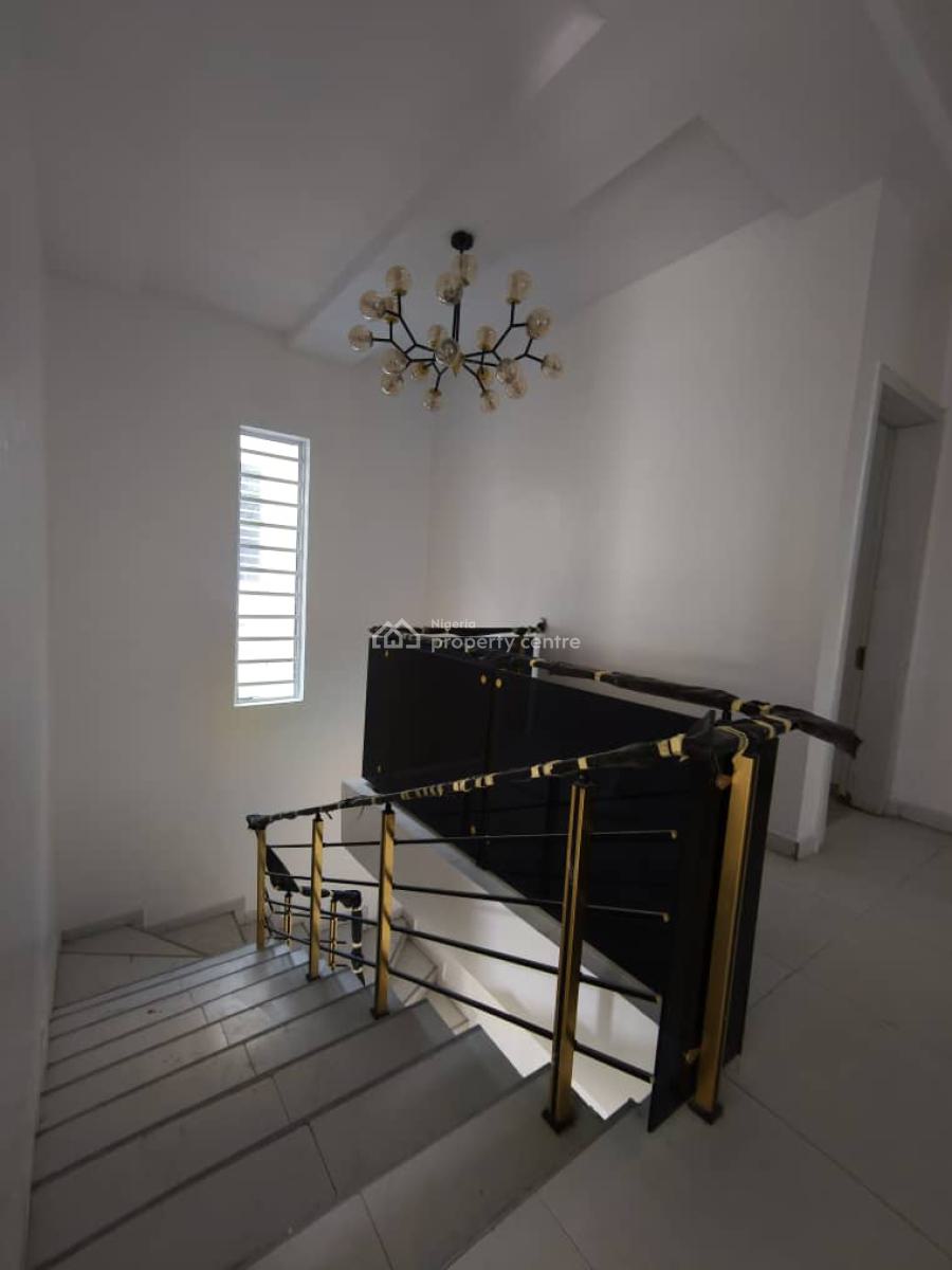 Luxury Spacious Well Remodeled Modern Type Beautiful 5 Bedroom Fully D, Chevron, Lekki Lagos, Lekki, Lagos, Detached Duplex for Rent