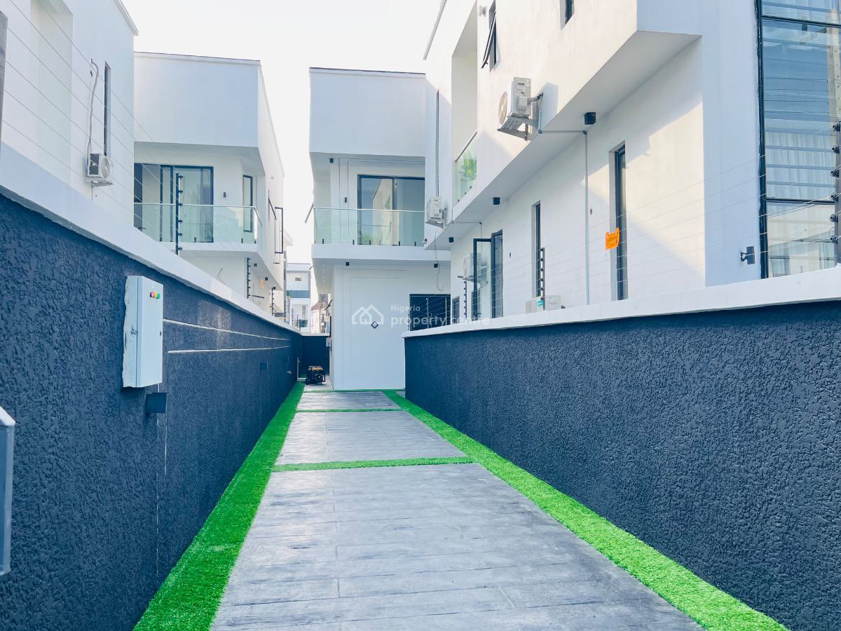 4bedroom Semi Detached Duplex with Bq, Chevron, Lekki, Lagos, Semi-detached Duplex for Sale