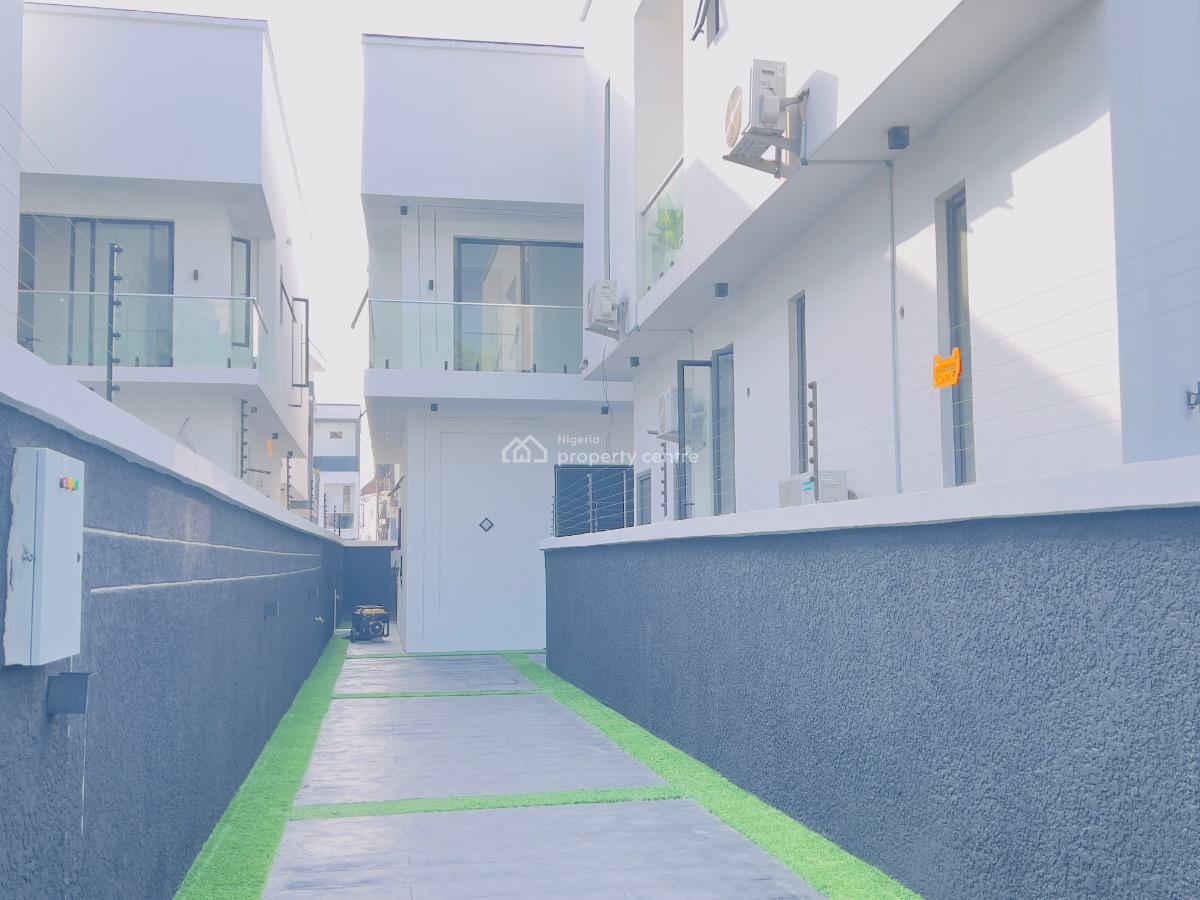 4bedroom Semi Detached Duplex with Bq, Chevron, Lekki, Lagos, Semi-detached Duplex for Sale