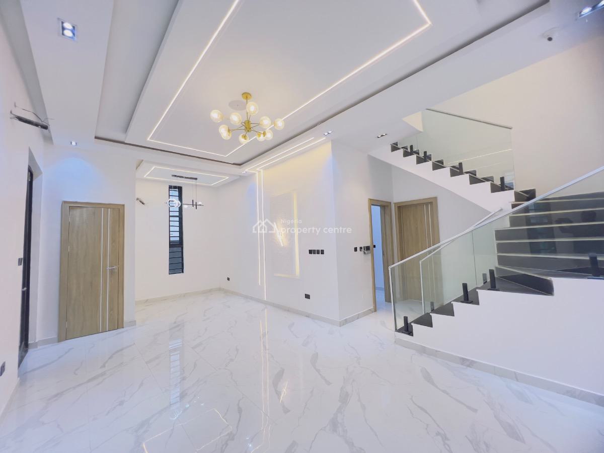 4bedroom Semi Detached Duplex with Bq, Chevron, Lekki, Lagos, Semi-detached Duplex for Sale