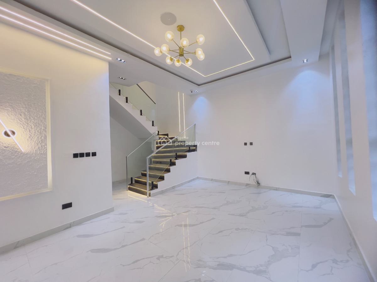 4bedroom Semi Detached Duplex with Bq, Chevron, Lekki, Lagos, Semi-detached Duplex for Sale