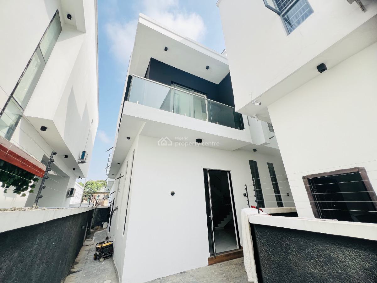 4bedroom Semi Detached Duplex with Bq, Chevron, Lekki, Lagos, Semi-detached Duplex for Sale