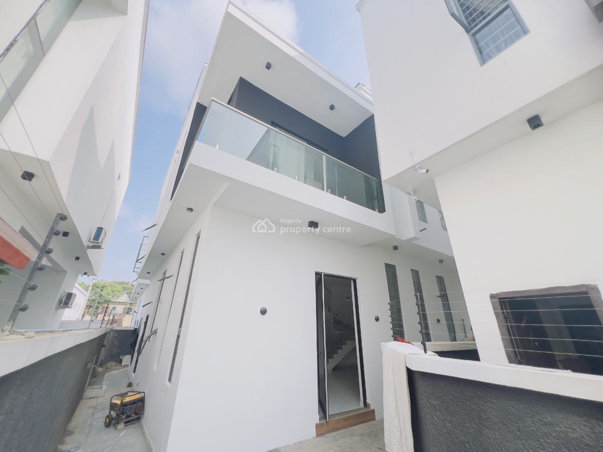 4bedroom Semi Detached Duplex with Bq, Chevron, Lekki, Lagos, Semi-detached Duplex for Sale