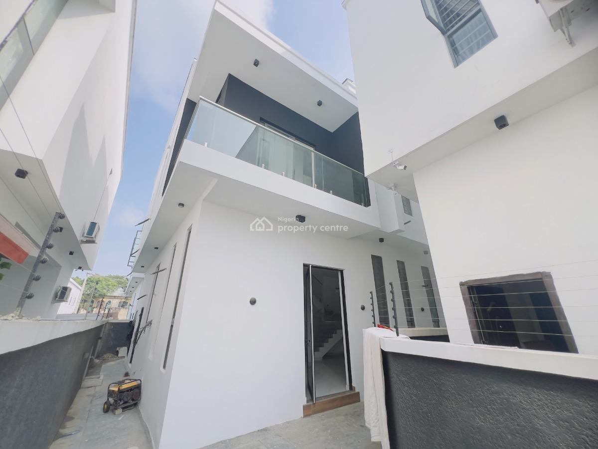 4bedroom Semi Detached Duplex with Bq, Chevron, Lekki, Lagos, Semi-detached Duplex for Sale
