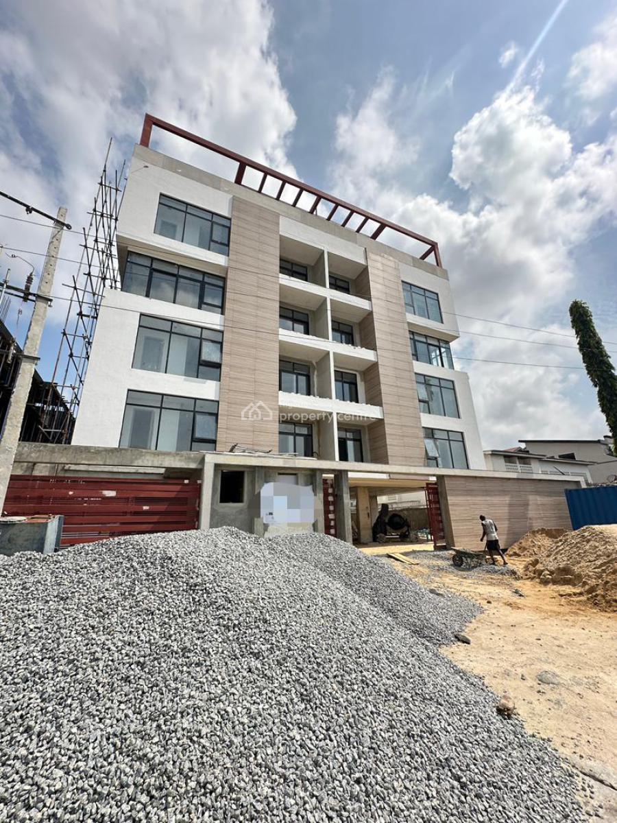 Luxury 2 Bedroom Apartment with Bq, Elevator, Gym, Rooftop, Lekki Phase 1, Lekki, Lagos, Block of Flats for Sale