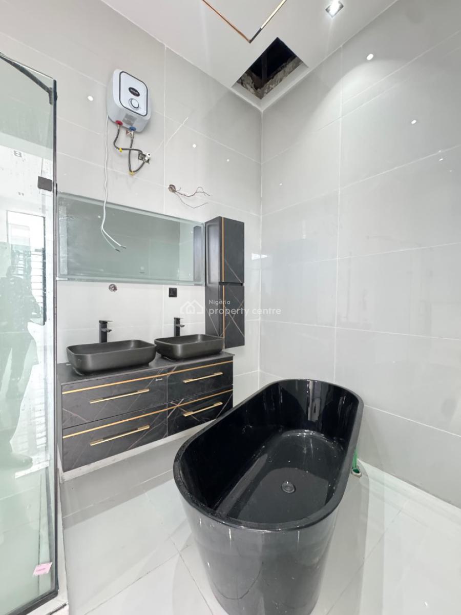 Stunning 4 Bedroom Semi-detached with a Bq with a Private Compound, Ajah, Lagos, Semi-detached Duplex for Sale