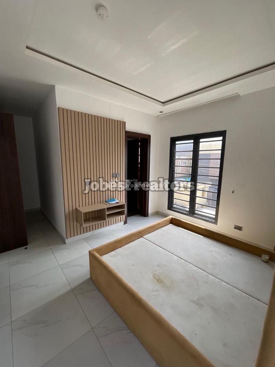 Smart 4 Bedroom Terrace Duplex with Bq in Secured Estate, Ologolo, Lekki, Lagos, Terraced Duplex for Rent