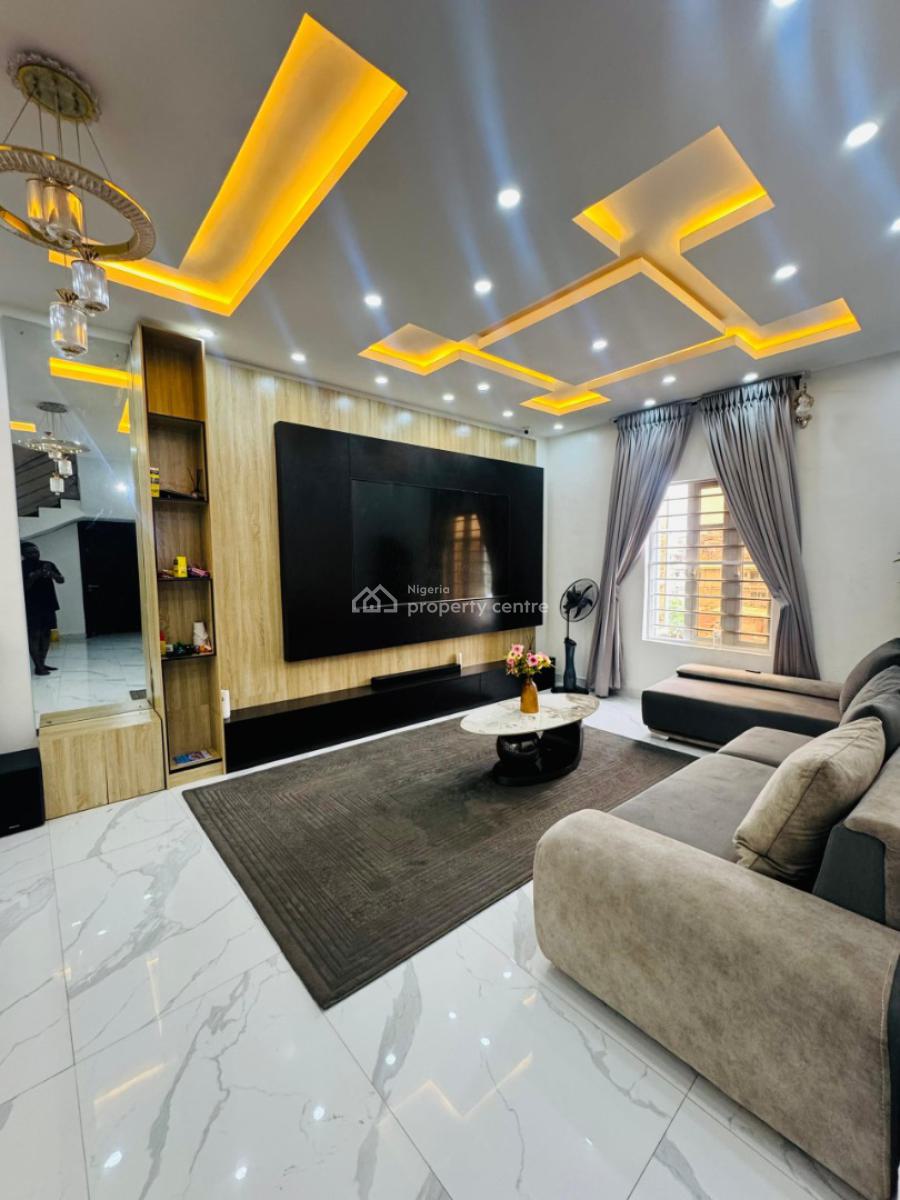Furnished 4-bedroom Fully Detached Duplex with 2 Mini-flat Bq, Perfect for Family Living, Rental Income, Or Airbnb Investment, Ogba, Ikeja, Lagos, Detached Duplex for Sale