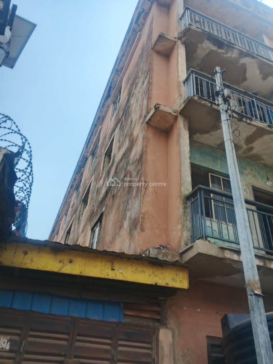 a Three Bedroom Storey Building on a Full Plot of Land, Off Abule Nla Road., Ebute Metta West, Yaba, Lagos, Block of Flats for Sale