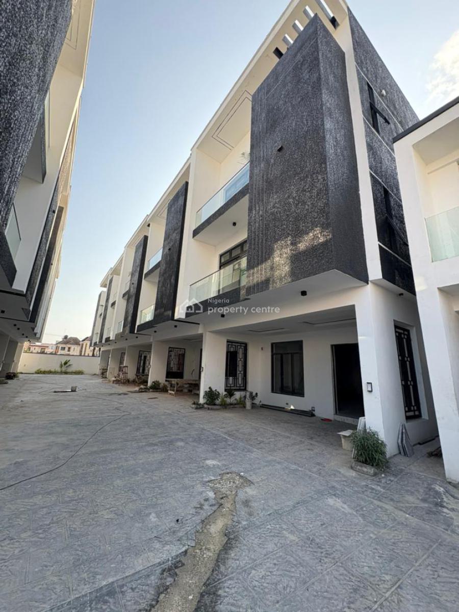 Contemporary 5 Bedroom Terraced Duplex with Bq, Ikate, Lekki, Lagos, Semi-detached Duplex for Sale