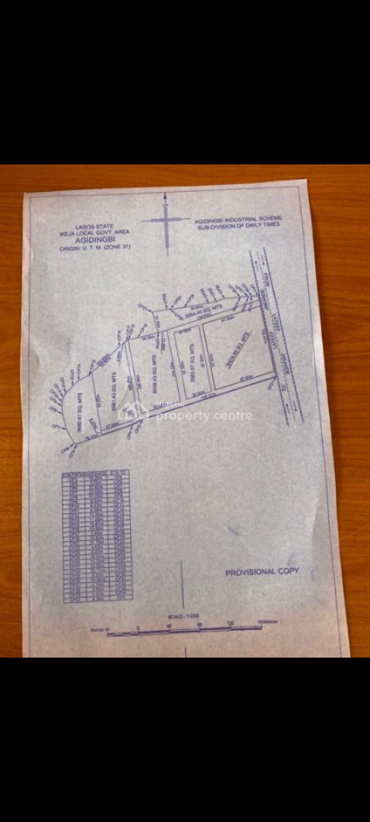 *prime Industrial Land 4 Hectares (40000sqm), Agidingbi, Ikeja, Lagos, Industrial Land for Sale