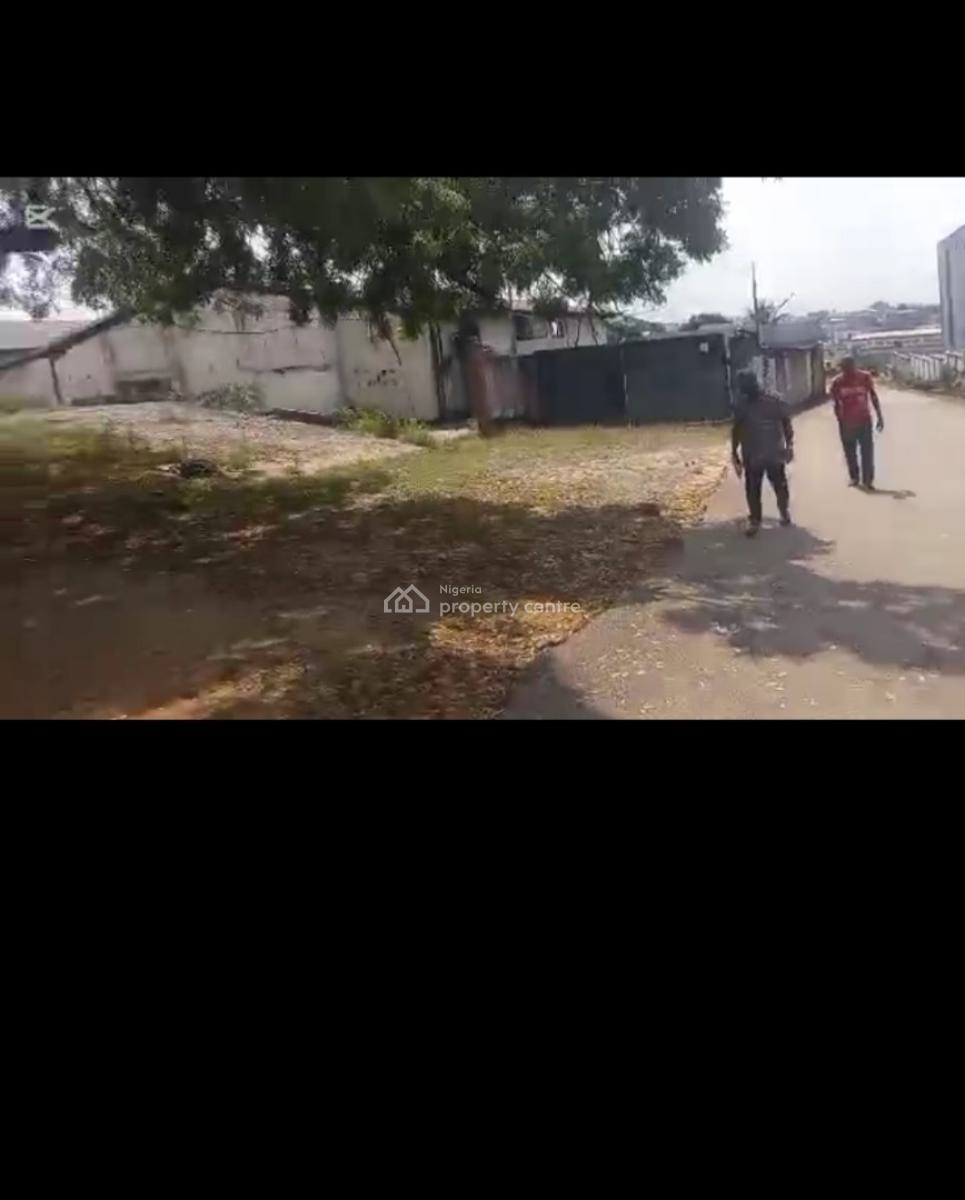 *premium Land  with Old Whare House Structure on Major Road, Kudirat Abiola Way, Oregun, Ikeja, Lagos, Mixed-use Land for Sale