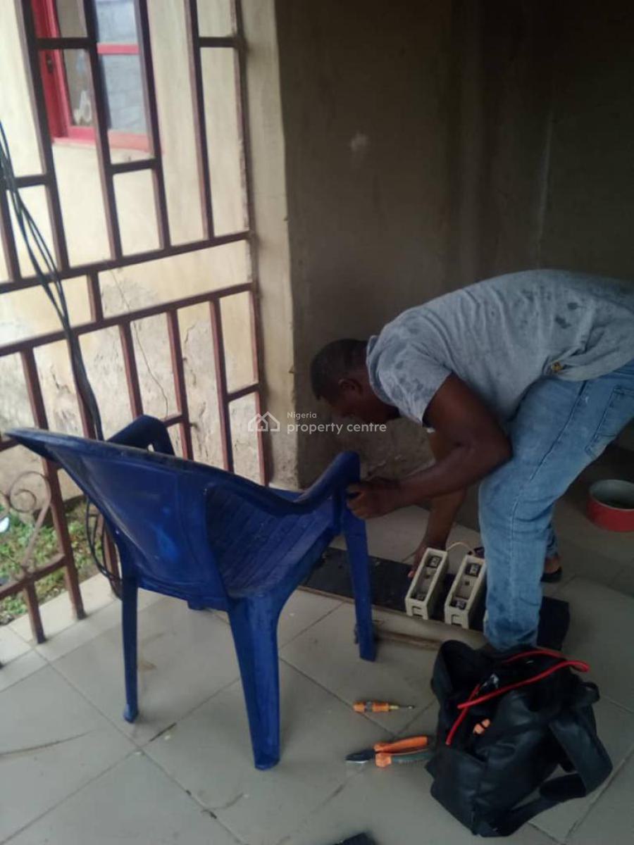 Spacious 3 Bedroom Bungalow in Estate, By Federal Technical College, Orozo, Abuja, Detached Bungalow for Sale