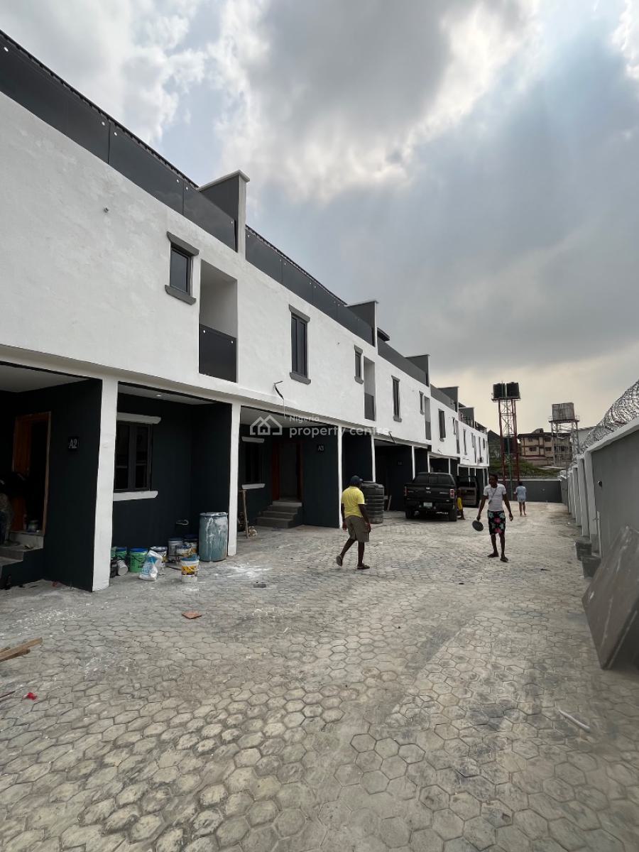 Marvelous Built 4 Bedroom Terrace Duplex with a Bq Two Sitting Room an, Ogba, Ikeja, Lagos, Terraced Duplex for Sale