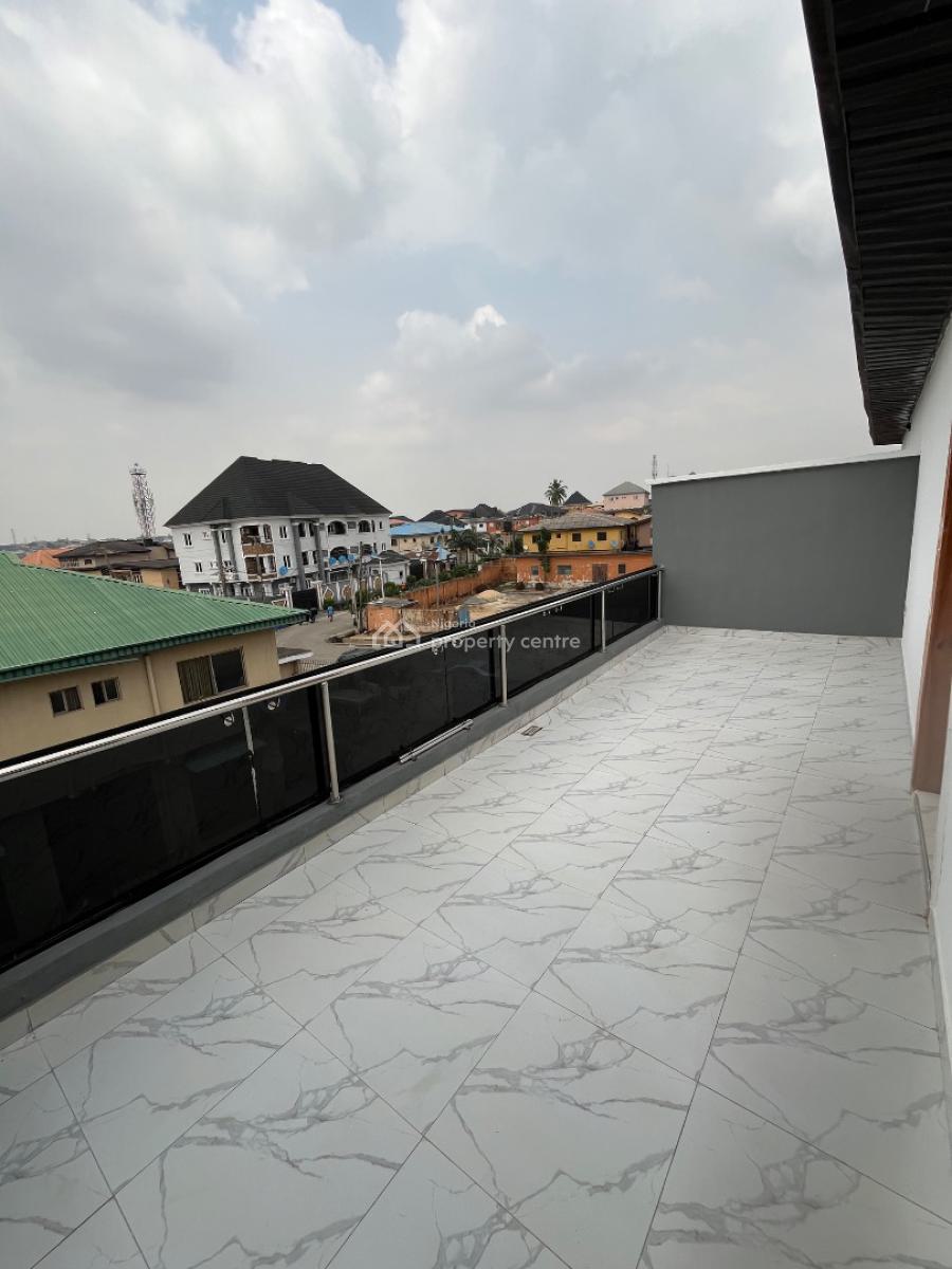 Marvelous Built 4 Bedroom Terrace Duplex with a Bq Two Sitting Room an, Ogba, Ikeja, Lagos, Terraced Duplex for Sale