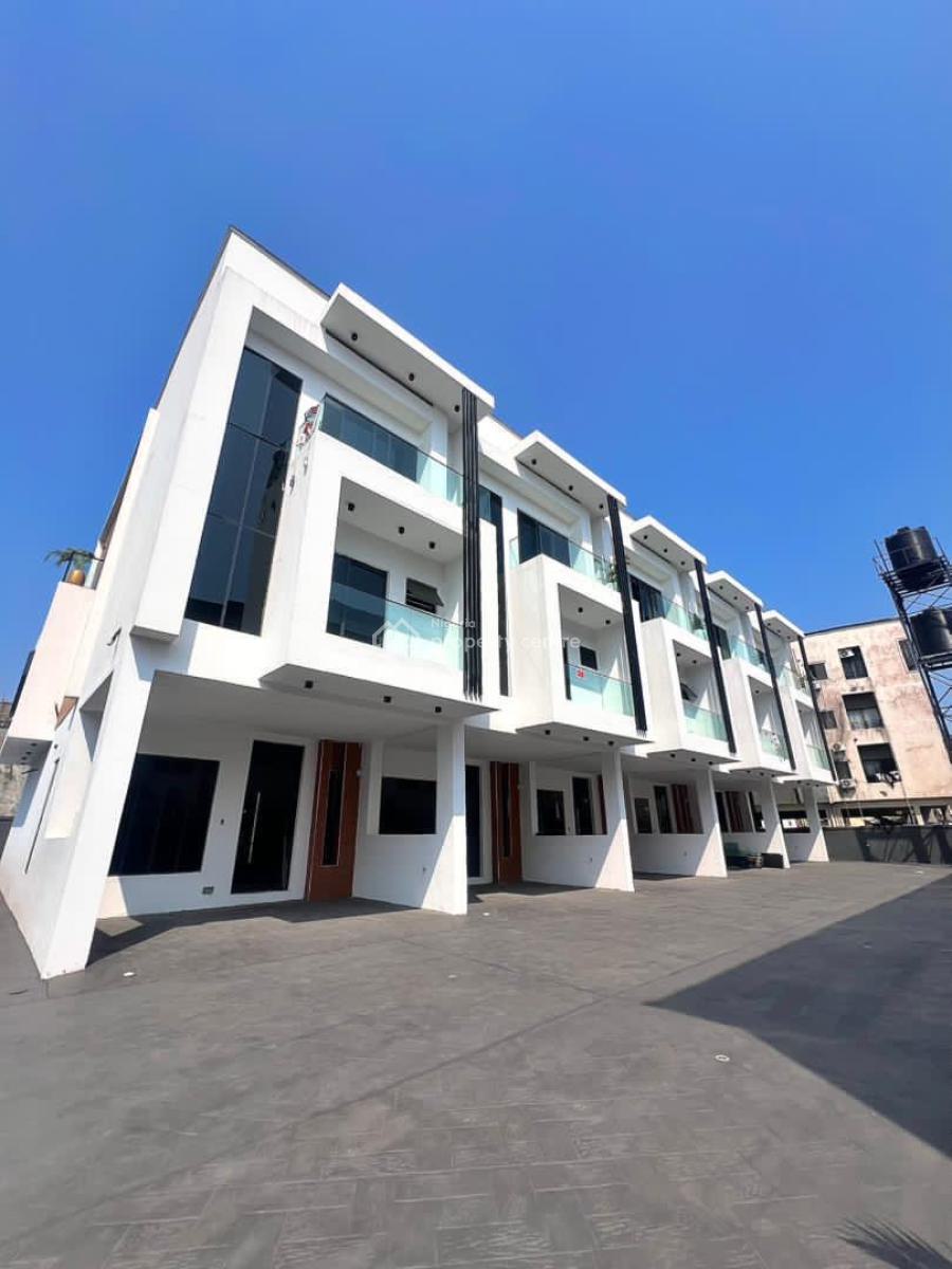 Luxury 4-bedroom Terrace with Bq and Swimming Pool, Osapa London, Lekki, Lagos, Terraced Duplex for Sale