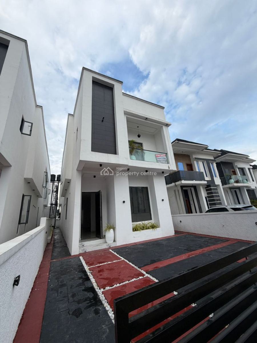 Brand New 5 Bedroom Detached Duplex with a Room Bq, Palm City Estate, Off Ado Road, Ajah, Lagos, House for Sale