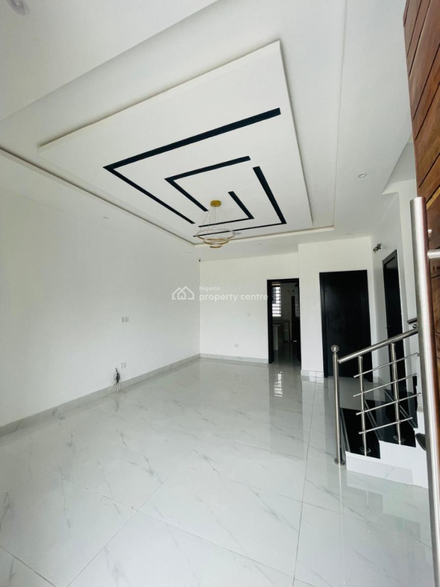 Captivating 4 Bedroom Semi Detached Duplex with Bq in a Secured Estate, Chevron, Lekki, Lagos, Semi-detached Duplex for Sale