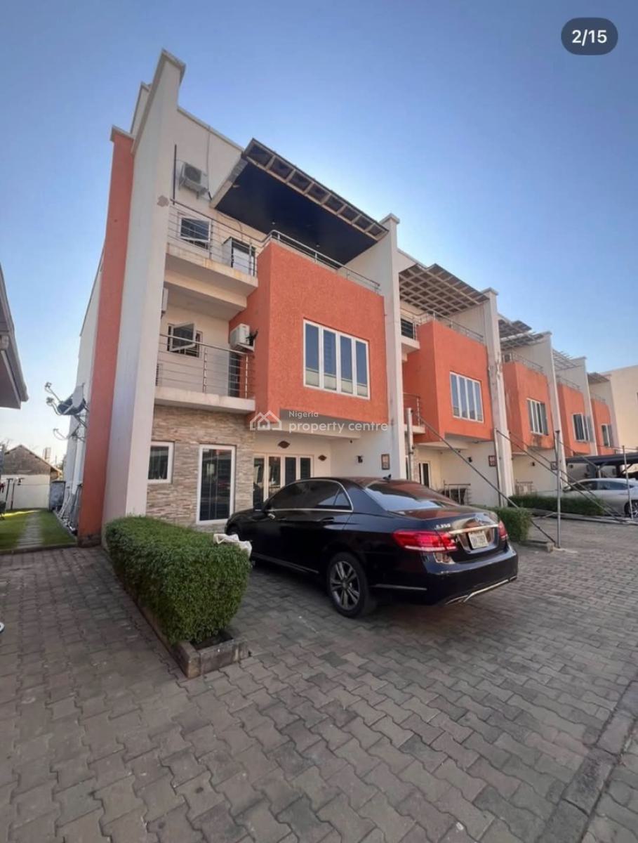 Newly Built Spacious 4 Bedrooms Terraced Duplex with Bq, Life Camp, Abuja, Flat / Apartment for Rent
