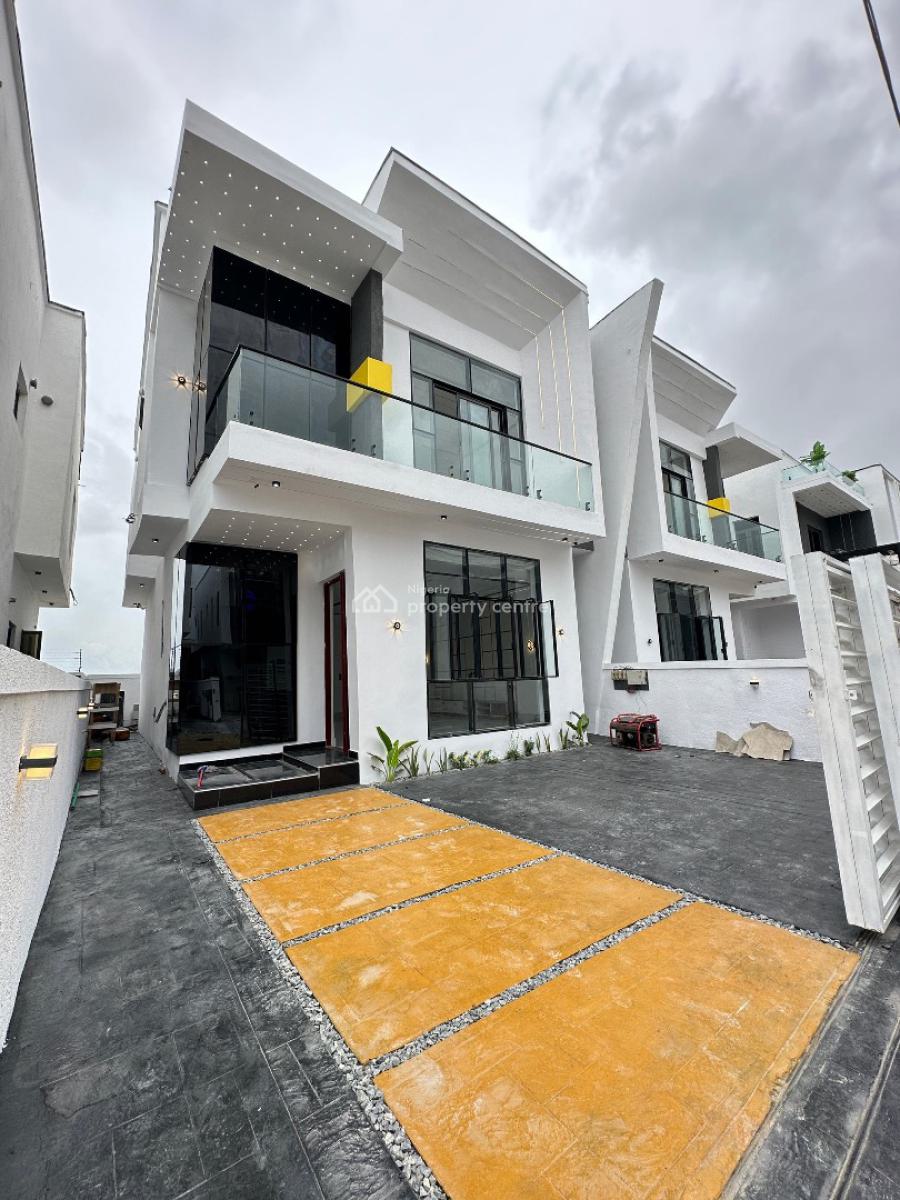 Spacious Luxury 4 Bedroom Semi-detached Duplex with Bq and Bar, Ajah, Lagos, Semi-detached Duplex for Sale