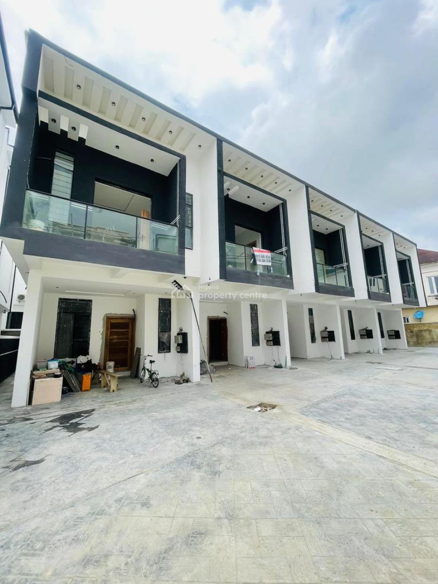 Luxury 4 Bedroom Terrace Duplex in an Estate, Chevron, Lekki, Lagos, House for Sale