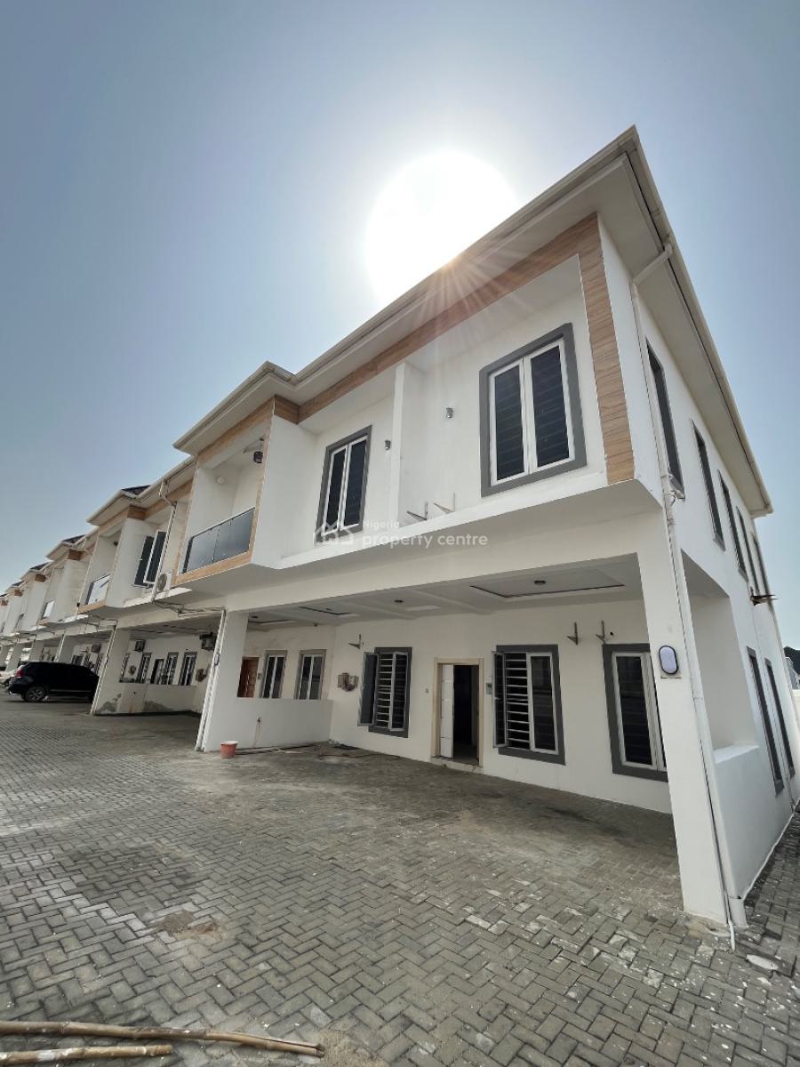 Spacious 4 Bedroom Terrace Duplex in a Secured Estate, Orchid Road, Lekki, Lagos, Terraced Duplex for Rent