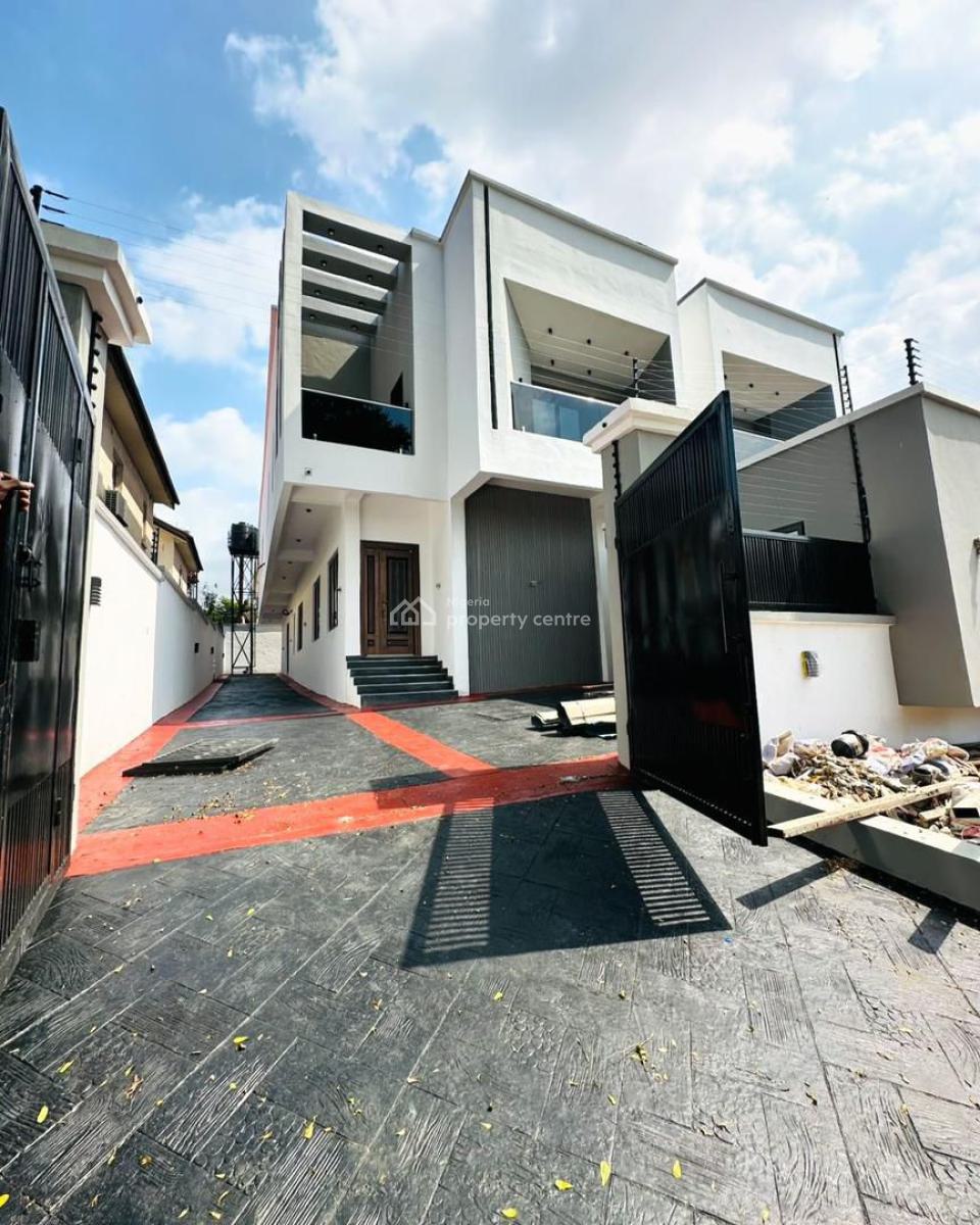 Luxury Newly Built 4 Bedroom Detached Duplex Plus Bq & a Study Room, Contemporary Detailed Home with Study, Bq in a Code to Access Estate, Gra Phase 2, Magodo, Lagos, Detached Duplex for Sale