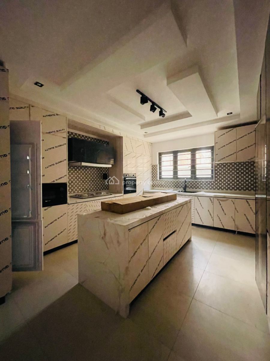 Beautifully Crafted 5 Bedroom Fully Detached Duplex Plus Bq, Contemporary Designed Home + Pool, Cinema Room, Study, Bq in an Estate, Gra Phase 2, Magodo, Lagos, Detached Duplex for Sale
