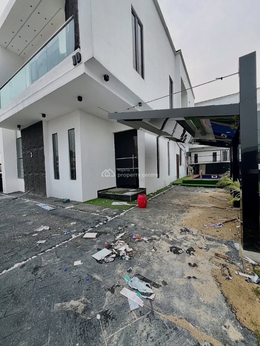 4 Bedroom Detached Duplex with a Swimming Pool, Ikota, Lekki, Lagos, Terraced Duplex for Rent