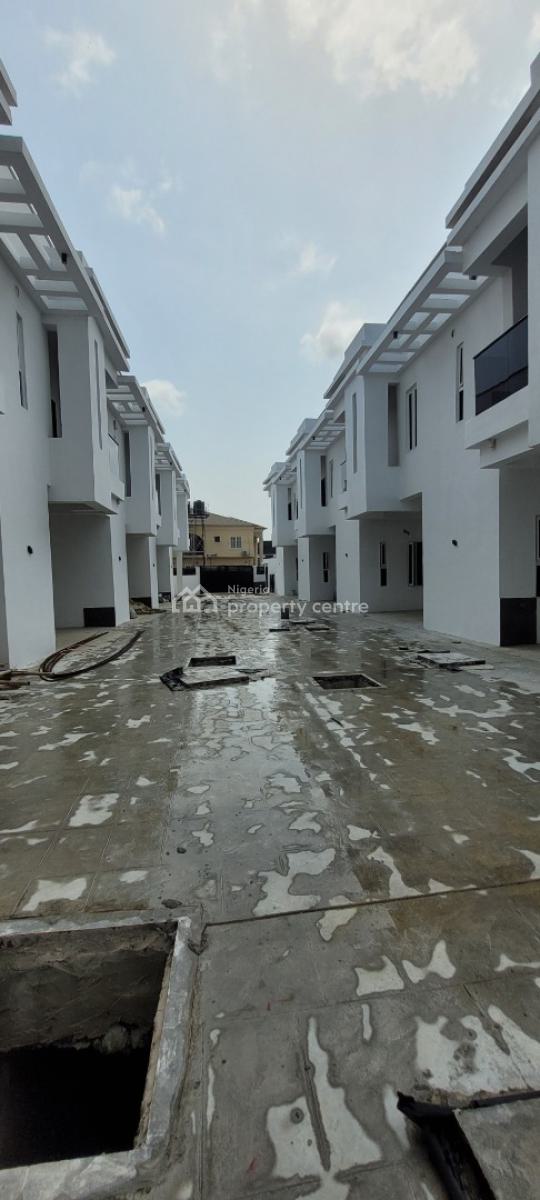 Spacious 4bedroom Terrace  Duplex with Bq and Swimming  Pool, Sangotedo, Ajah, Lagos, Terraced Duplex for Sale