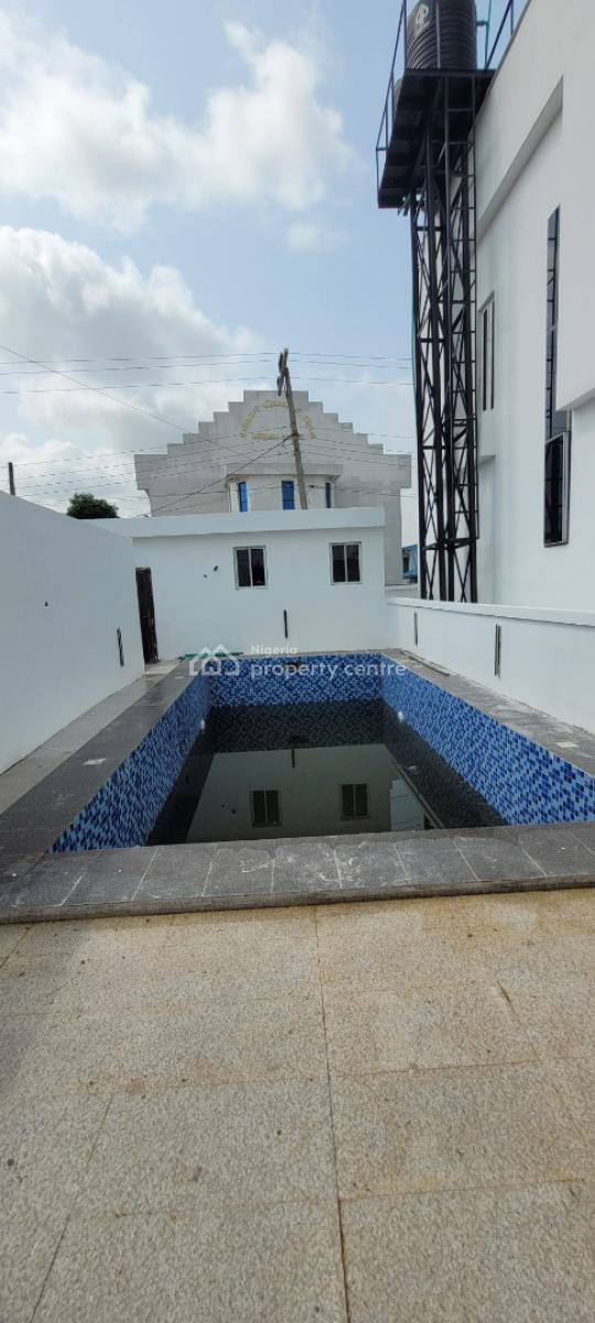 Spacious 4bedroom Terrace  Duplex with Bq and Swimming  Pool, Sangotedo, Ajah, Lagos, Terraced Duplex for Sale