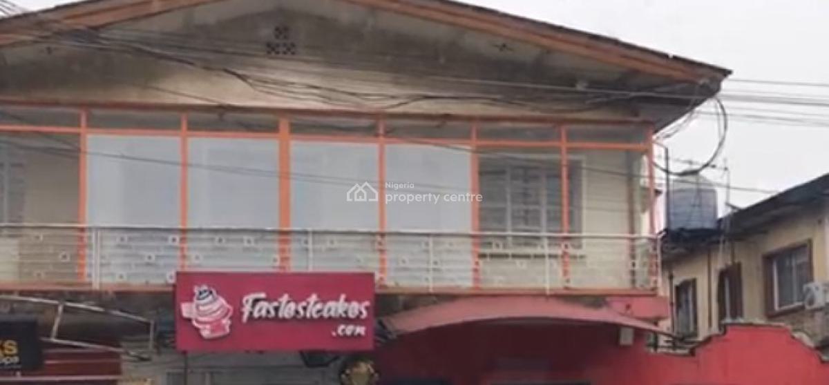 Commercial Property with Open Plan Space Up and Down with 2 Units of M, Adelabu Road Surulere, Surulere, Lagos, Block of Flats for Sale