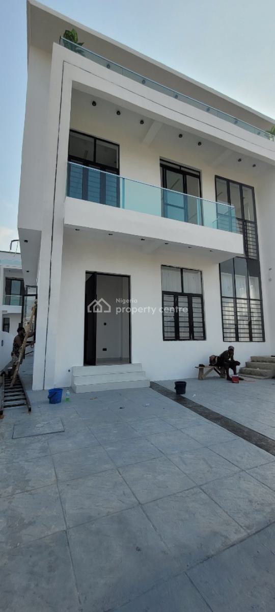 Brand New 5bedroom Fully Detached  Duplex with Bq and Swimming  Pool, Sangotedo, Ajah, Lagos, Detached Duplex for Sale
