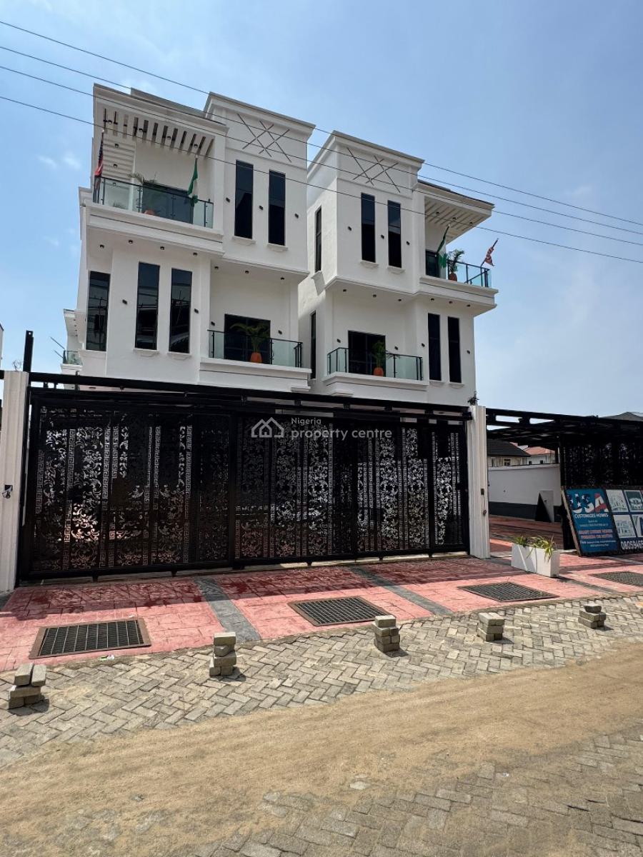Elegant 5 Bedroom Duplex with a Bq,pool Within an Estate, Ikate, Lekki, Lagos, House for Sale