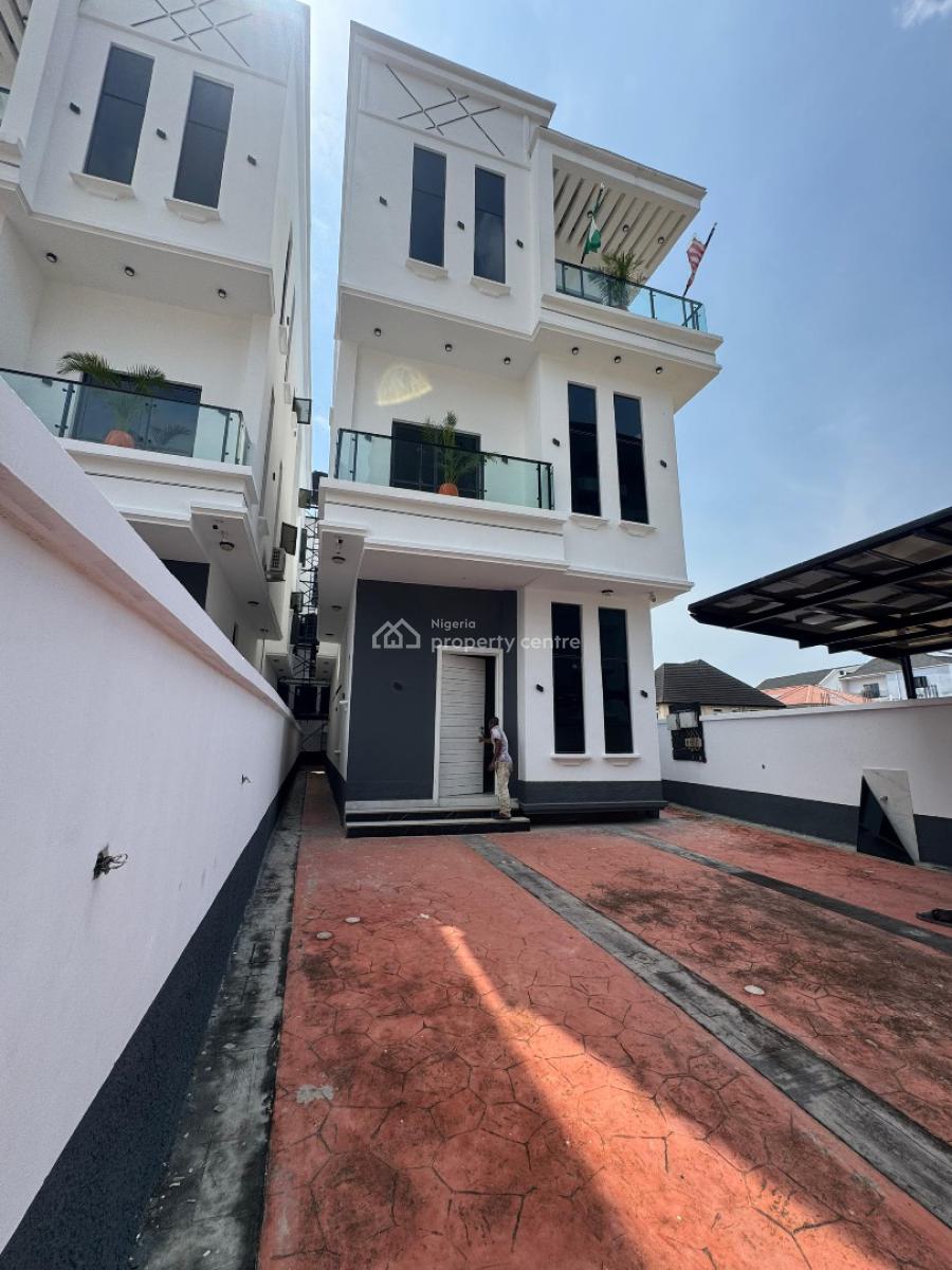 Elegant 5 Bedroom Duplex with a Bq,pool Within an Estate, Ikate, Lekki, Lagos, House for Sale
