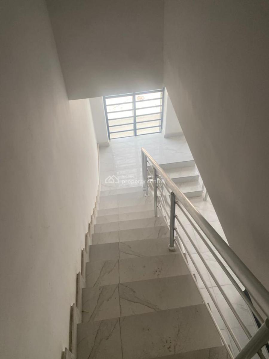 Smart Spacious Newly Built 5 Bedrooms Semi-detached Duplex with Bq and, in Call Before Entering Estate at Alpha Beach Road, Lekki Lagos, Lekki, Lagos, Semi-detached Duplex for Rent
