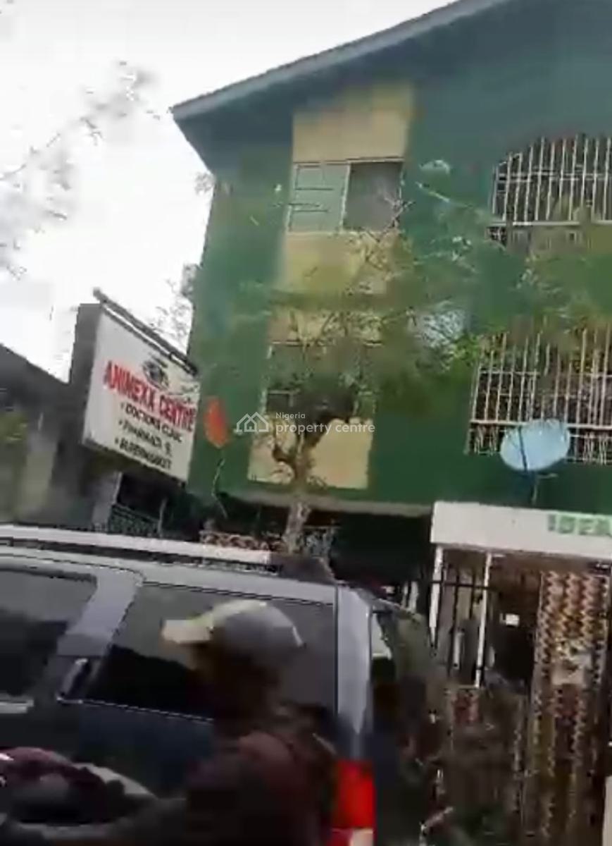 Two Story Building Consists of 5 Units of 3 Bedroom Flats and 3 Big Sh, Ikeja, Lagos, Commercial Property for Sale