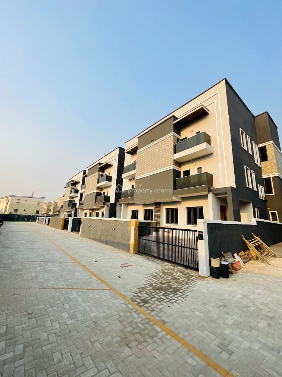 Fantastic Newly Built 4 Bedroom Semi Detached Duplex Plus Bq, Stylishly Built Home with Bq, Gym, Kids Playground in an Estate, Gra Phase 2, Magodo, Lagos, Semi-detached Duplex for Sale